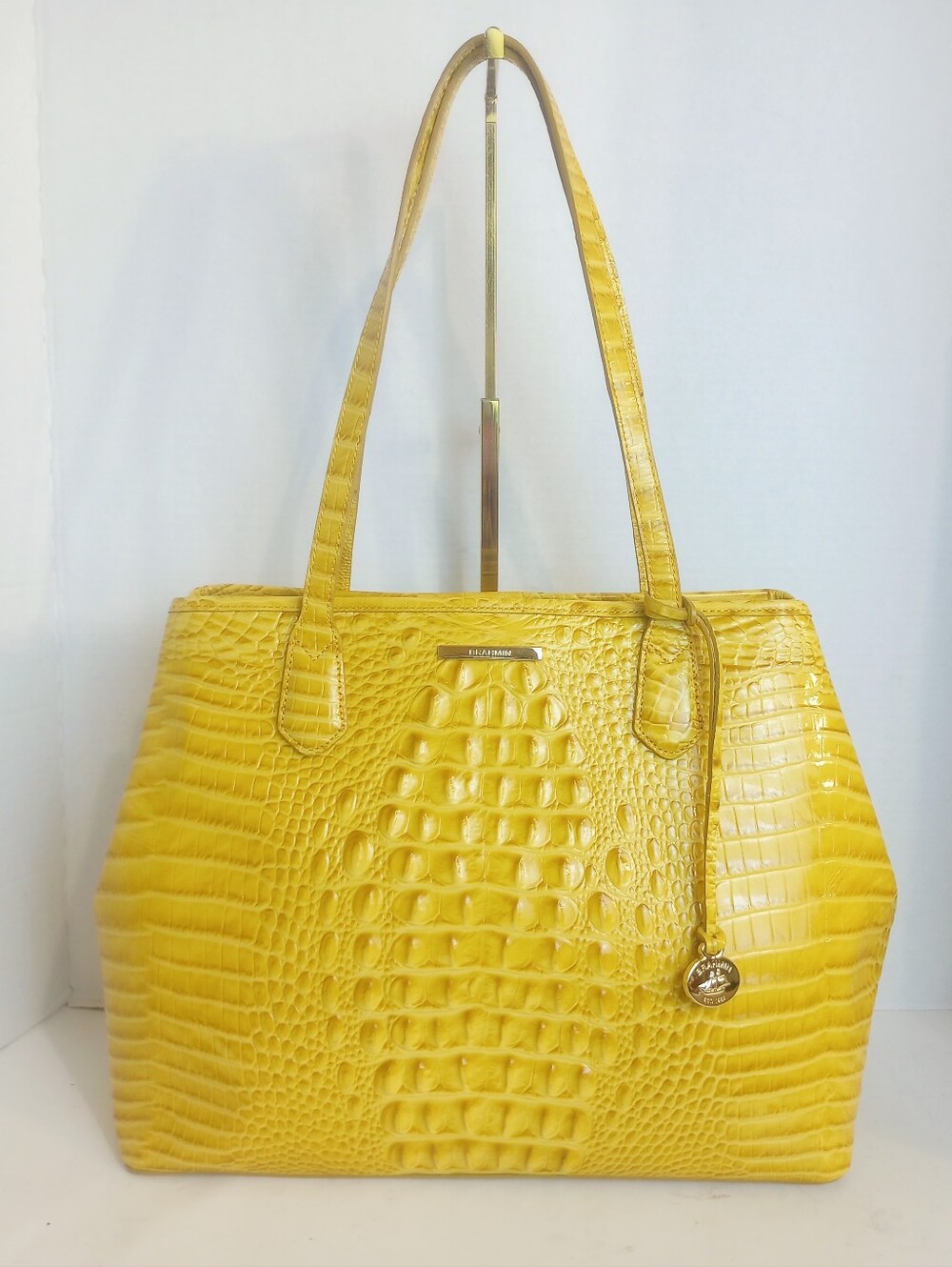 Brahmin Saffron Melbourne Anytime Tote Bag, Crocodile Embossed Leather